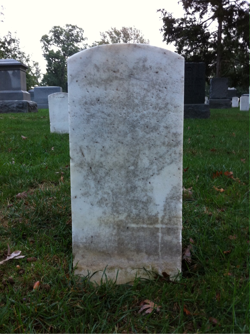 Back of headstone — Elizabeth Boggis
