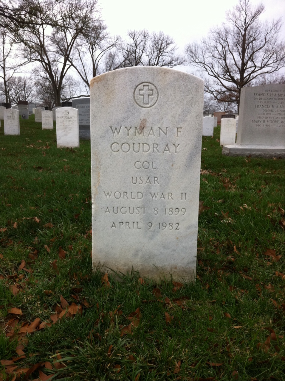 Wyman F Coudray