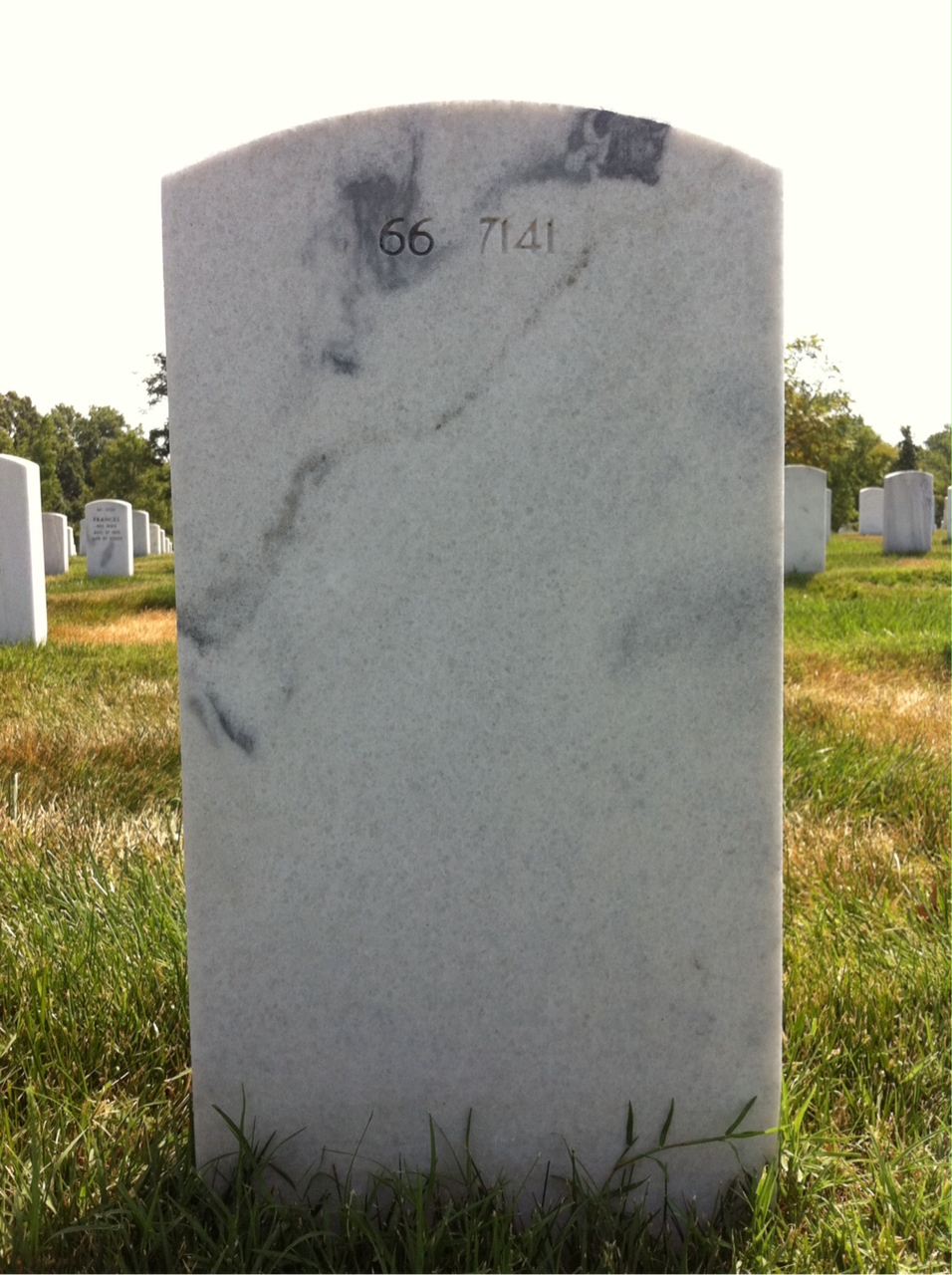 Back of headstone — Chester Joseph Streminski