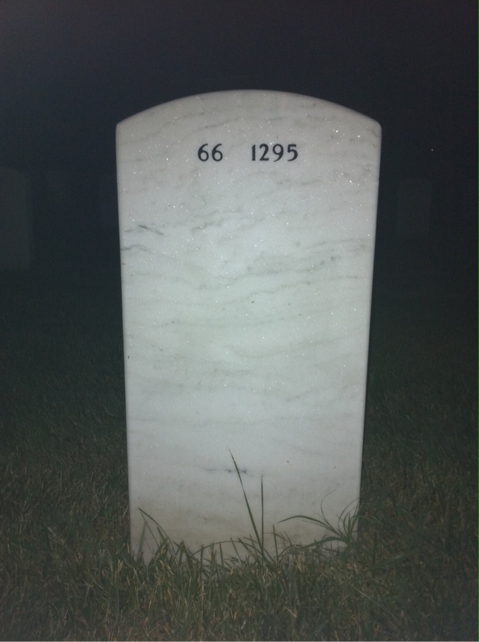 Back of headstone — Stanley Sokol