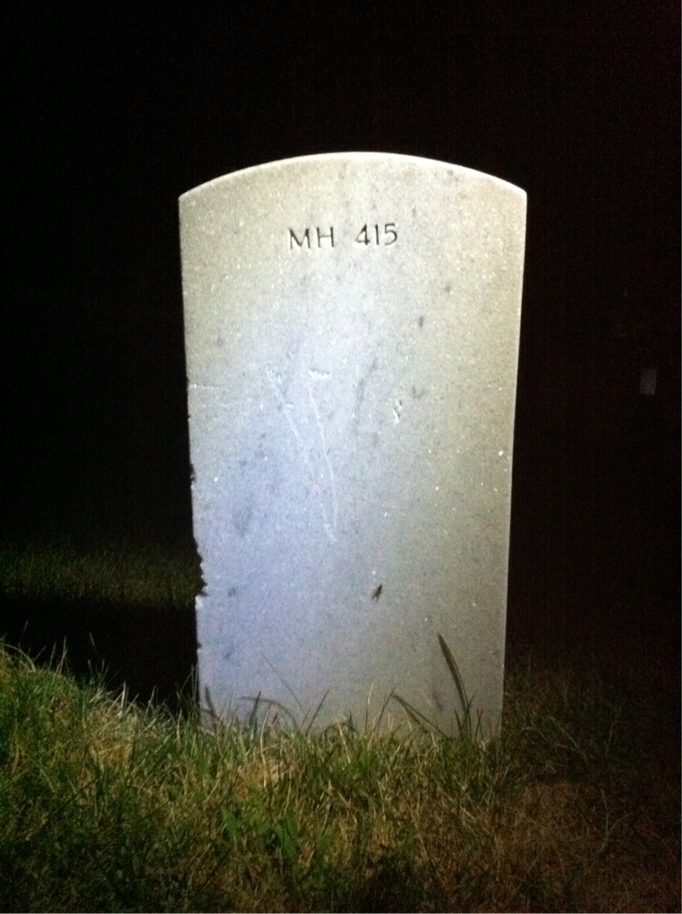 Back of headstone — Francis Conrad