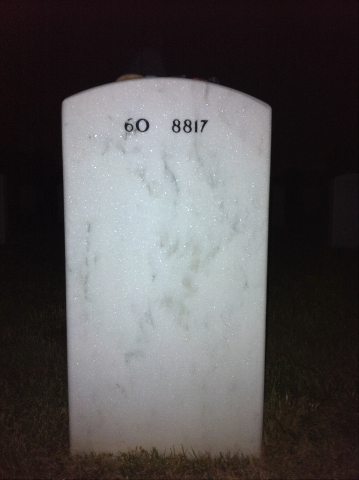 Back of headstone — Peter Hidalgo