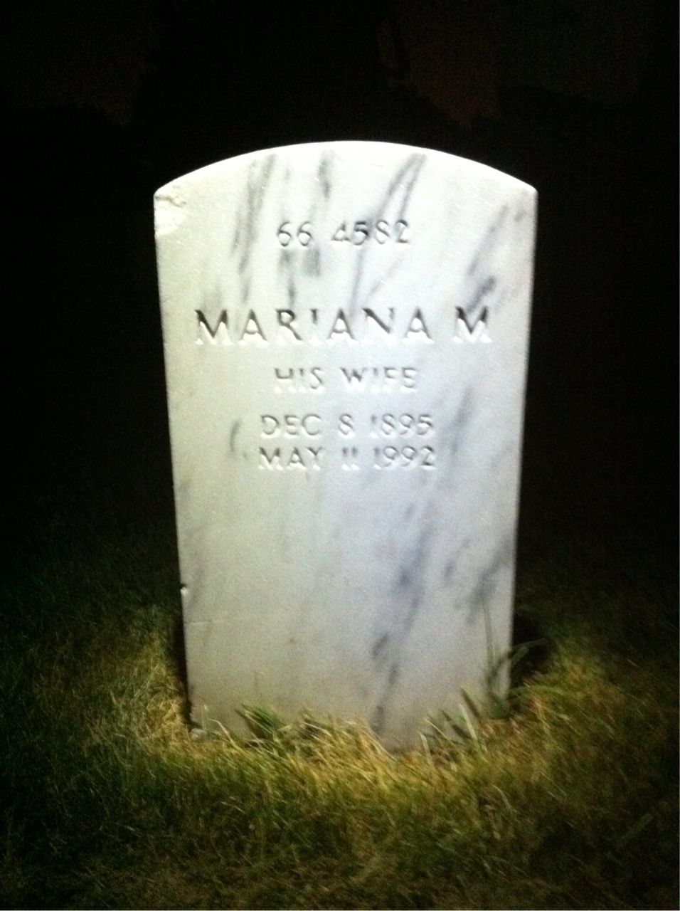 Back of headstone — Andrew Julian Paszkiewicz