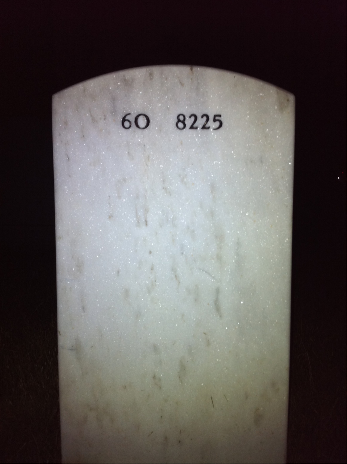 Back of headstone — James Cartwright