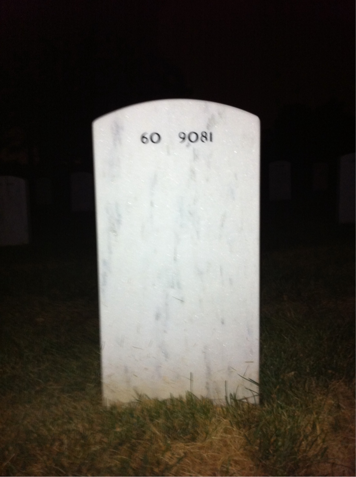 Back of headstone — Joel Clarkson