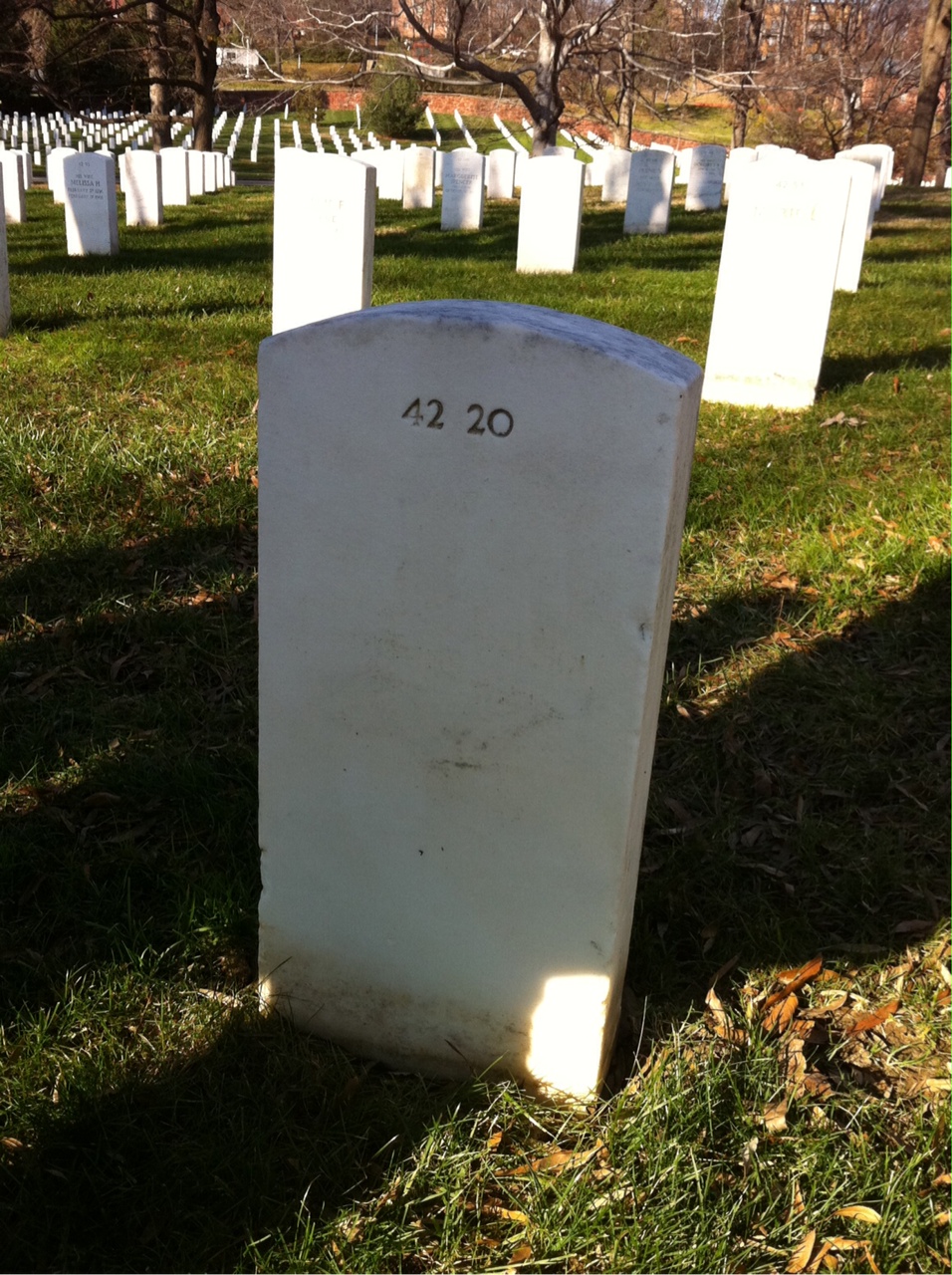 Back of headstone — Samuel E Roberts
