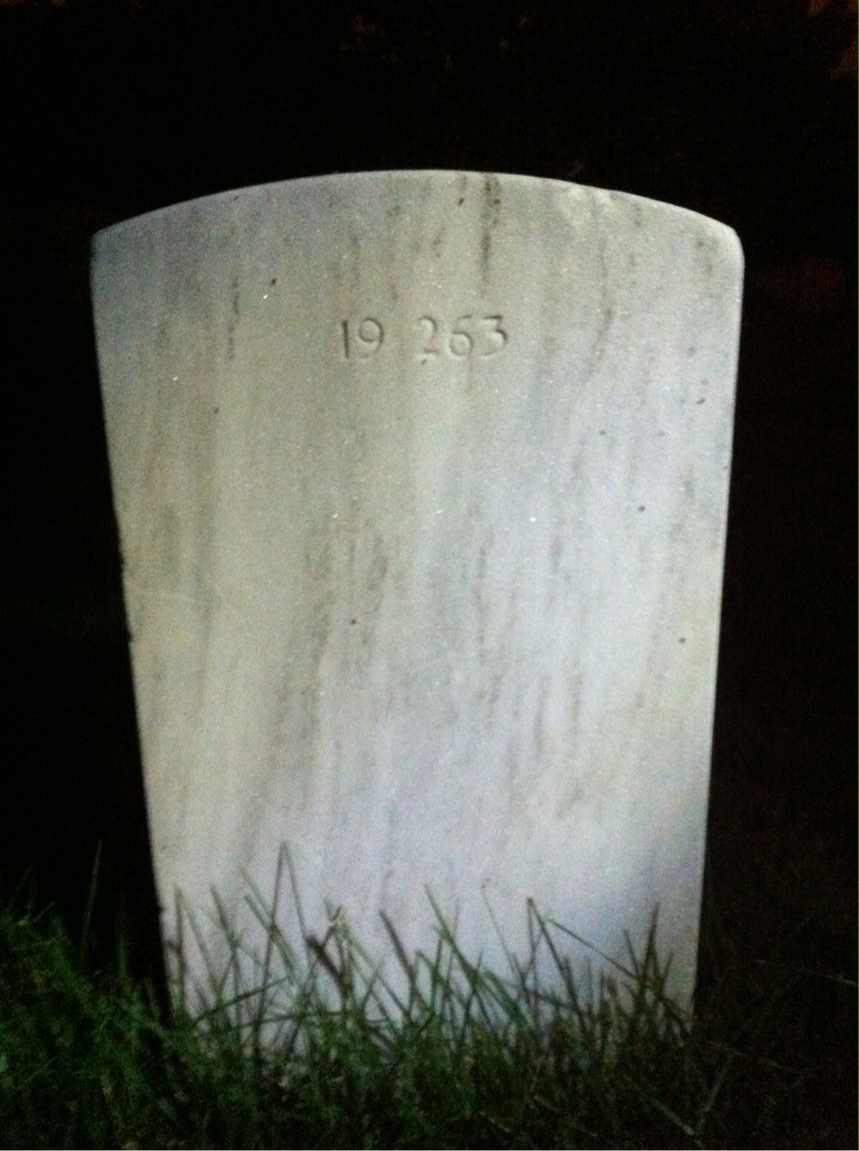 Back of headstone — Leslie Ash