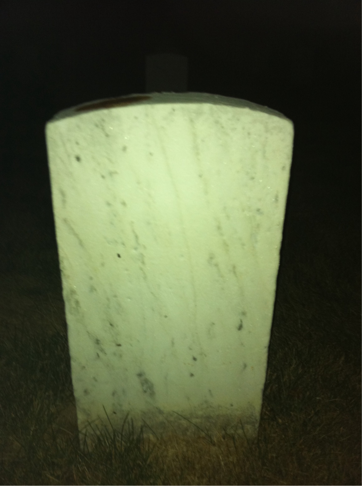 Back of headstone — Joseph Moore