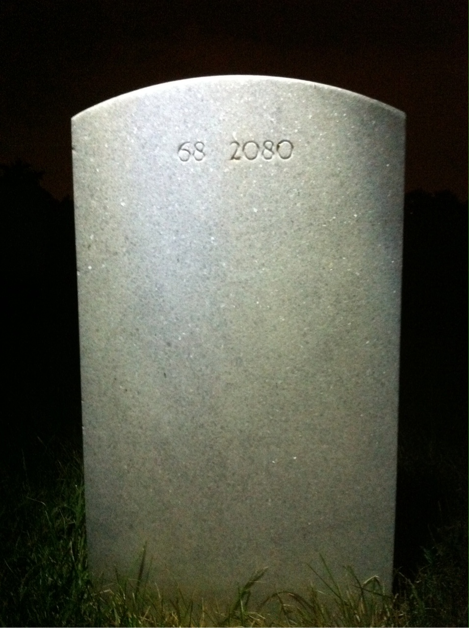 Back of headstone — Warren A Wheeler