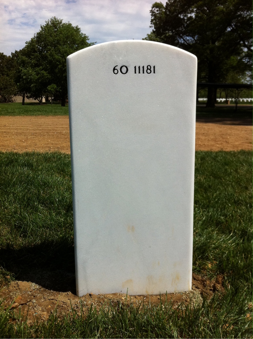 Back of headstone — Richard Moseley