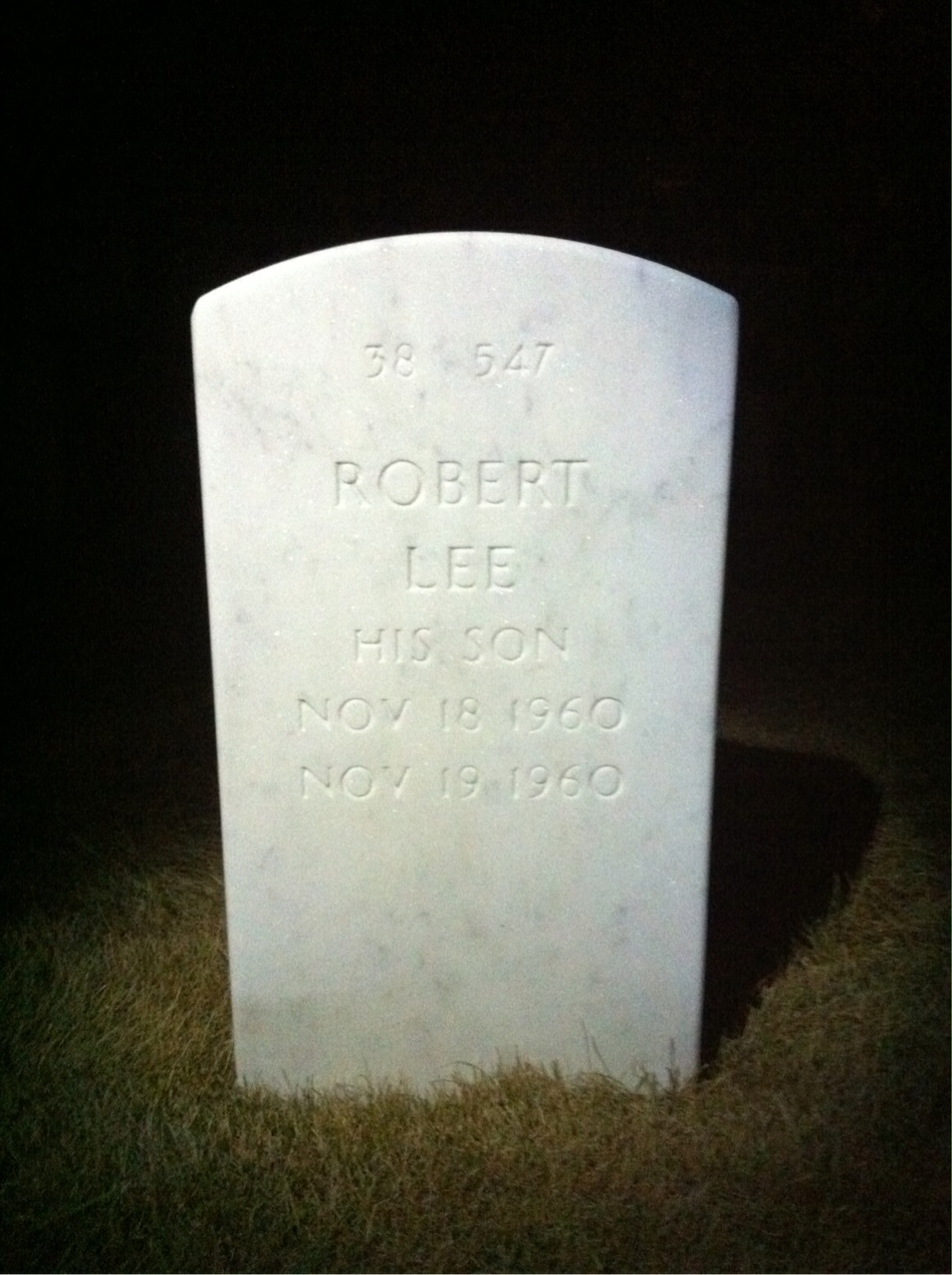 Back of headstone — Booker Taylor