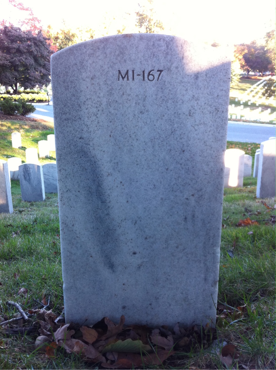 Back of headstone — Joseph Patrick Dunn