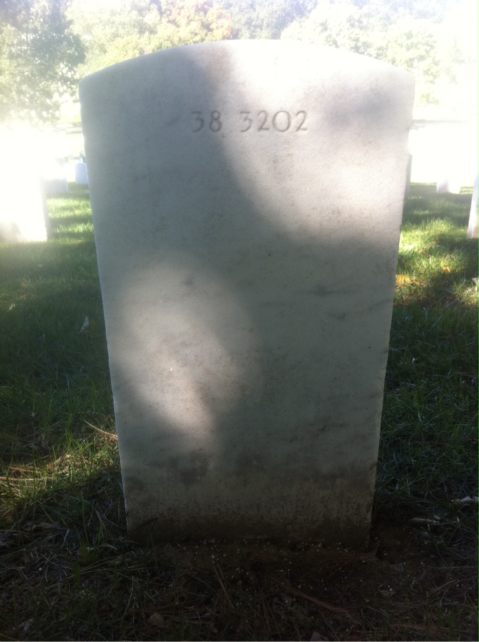 Back of headstone — Evelyn Murphy