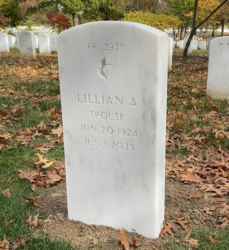 Back of headstone — Thomas Ford