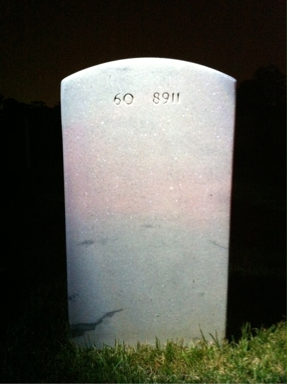 Back of headstone — Richard Altmann