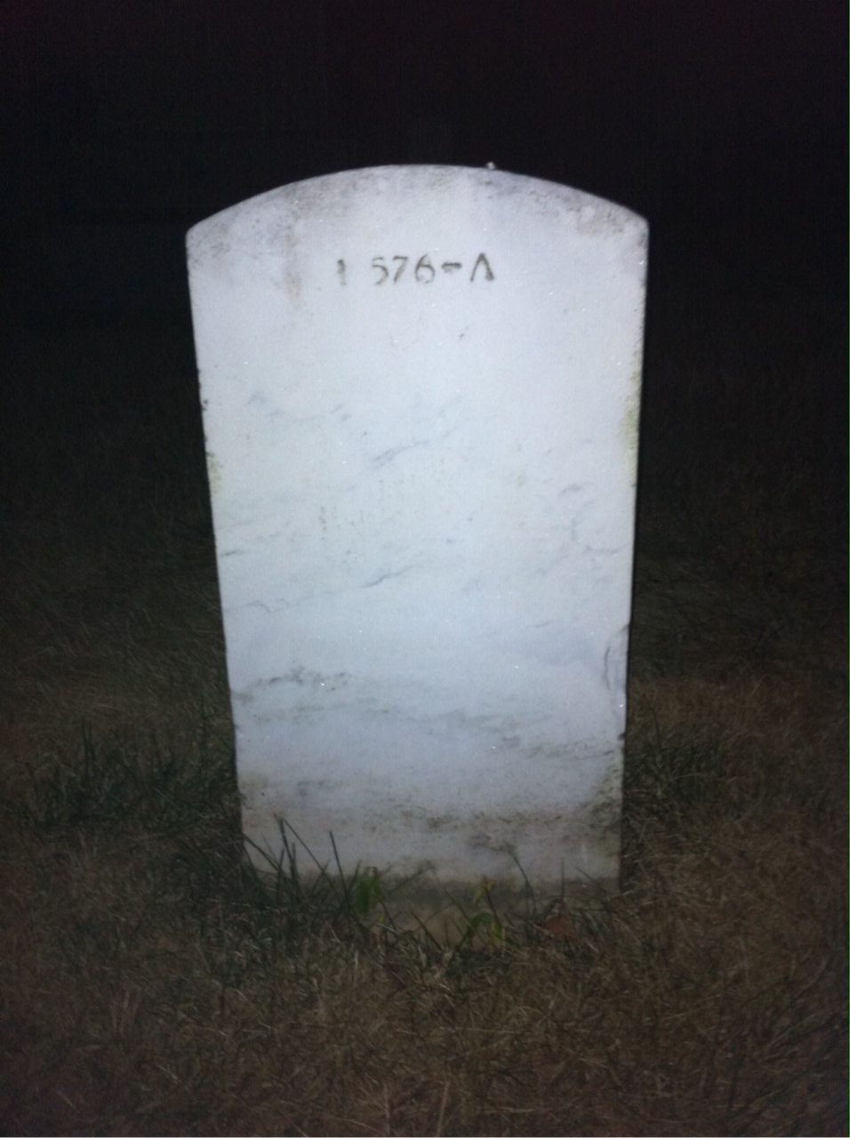 Back of headstone — Robert Mckellar