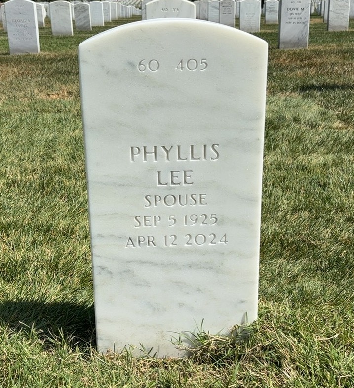 Back of headstone — George Boege