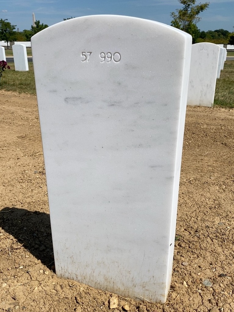 Back of headstone — Michael John Oliveira