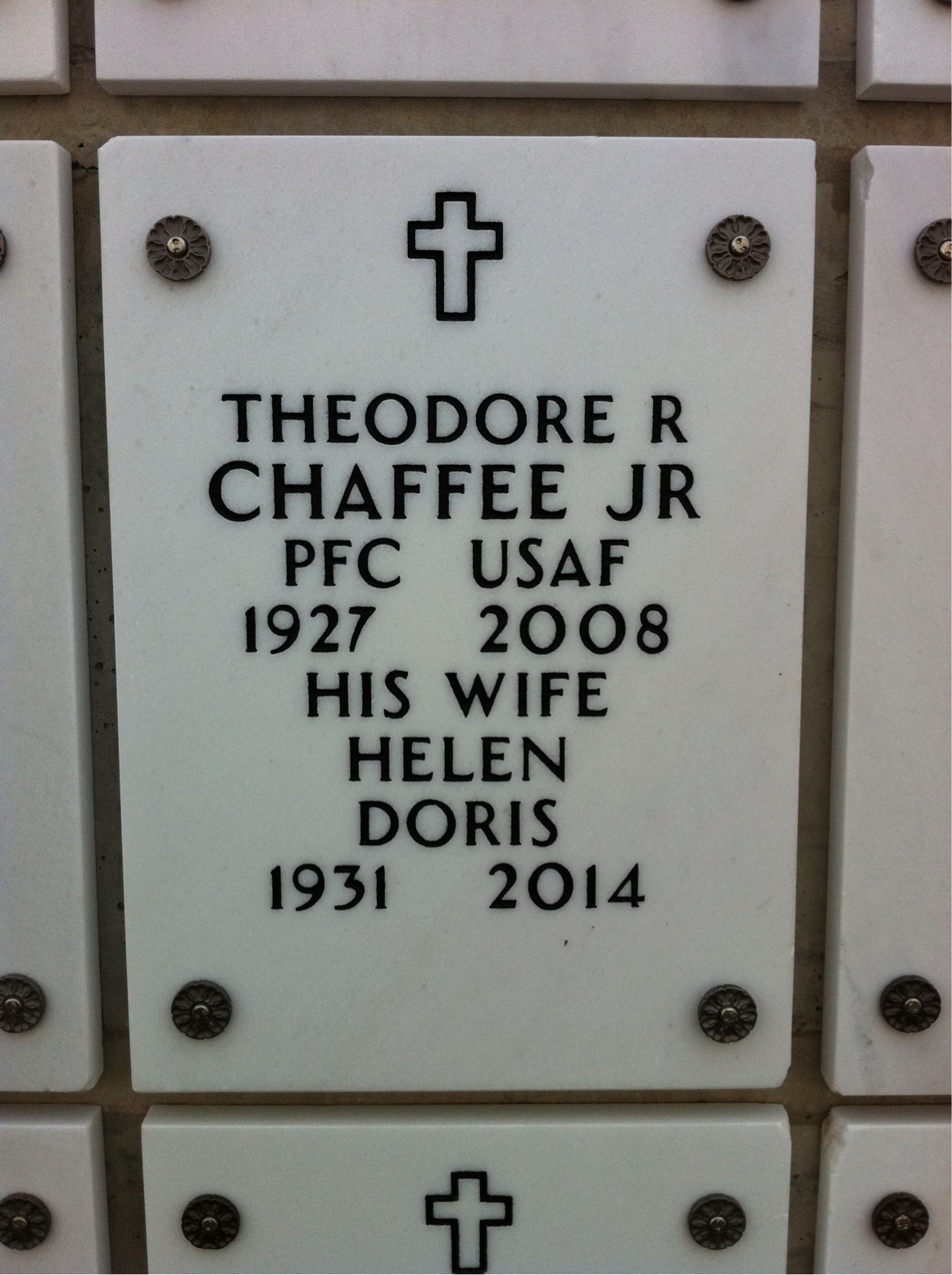 Theodore R Chaffee