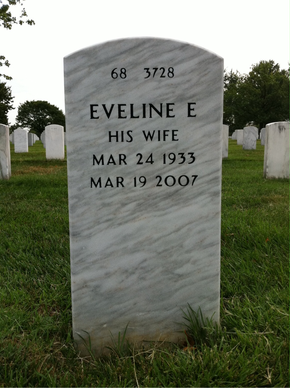 Back of headstone — William Dunleavy