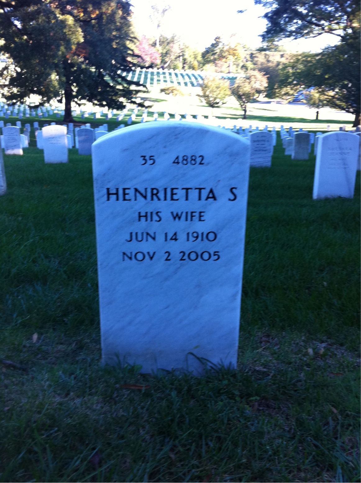 Back of headstone — William Kraus