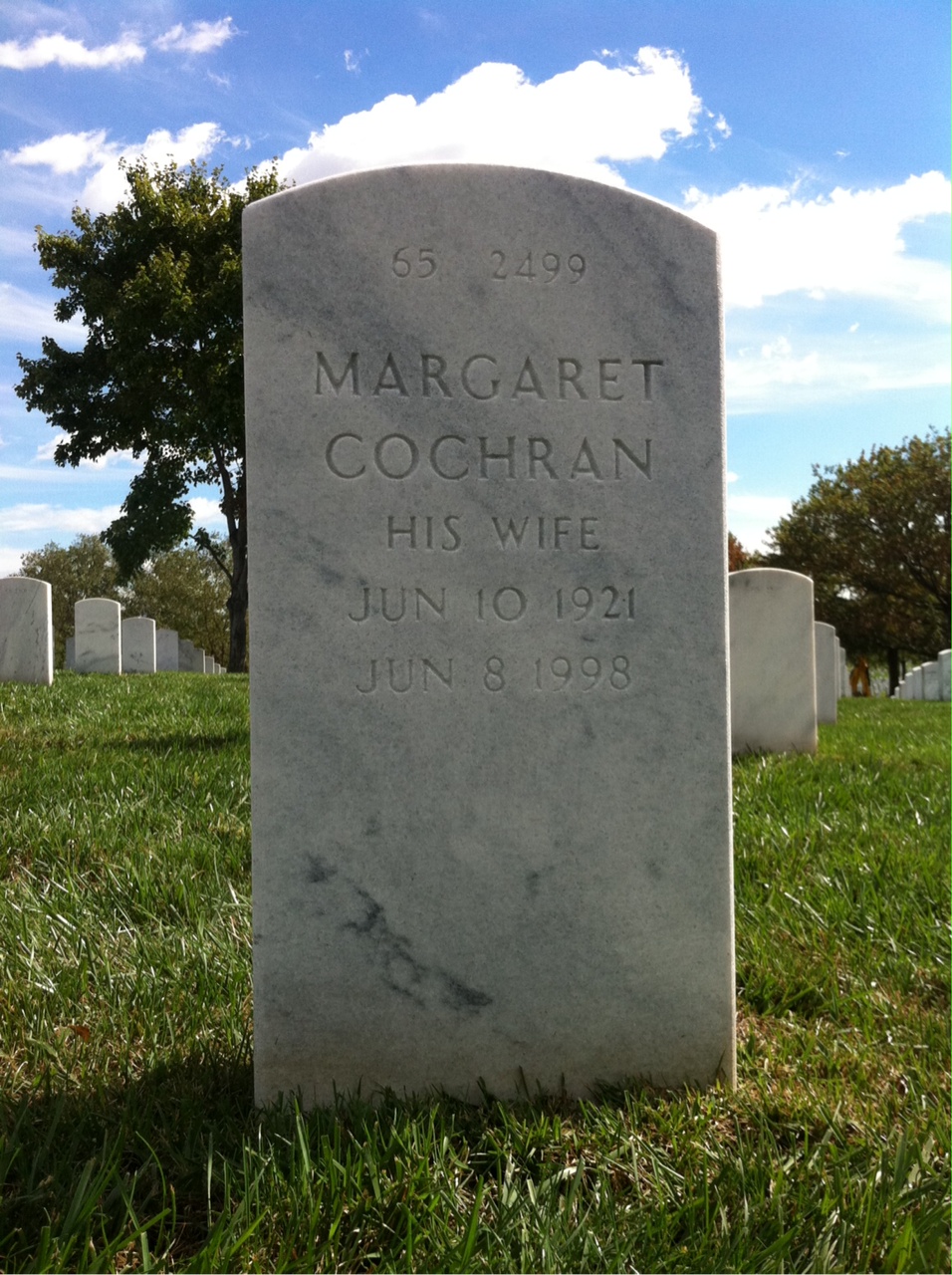 Back of headstone — John Hodgkin