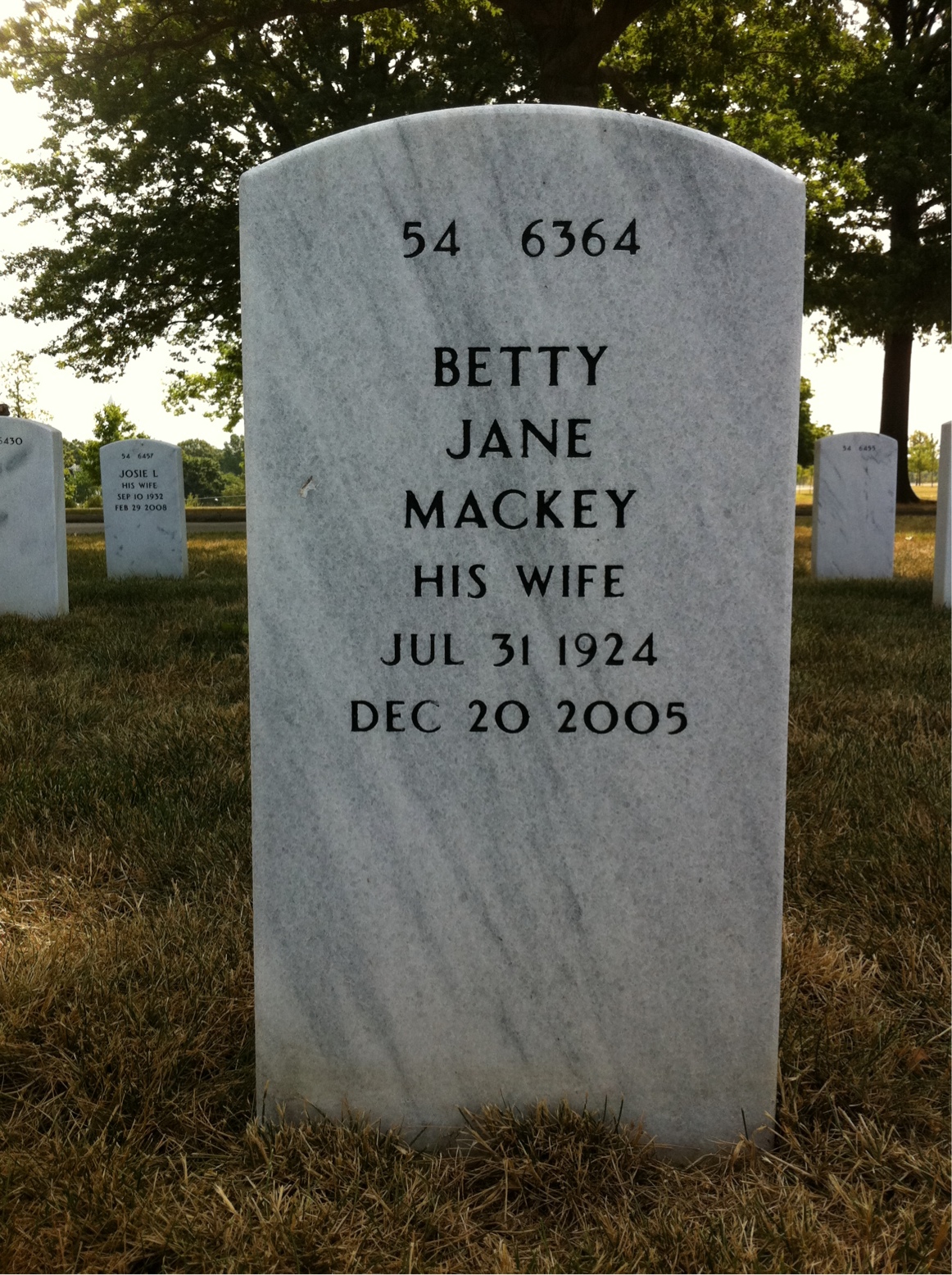 Back of headstone — Arthur Furchgott