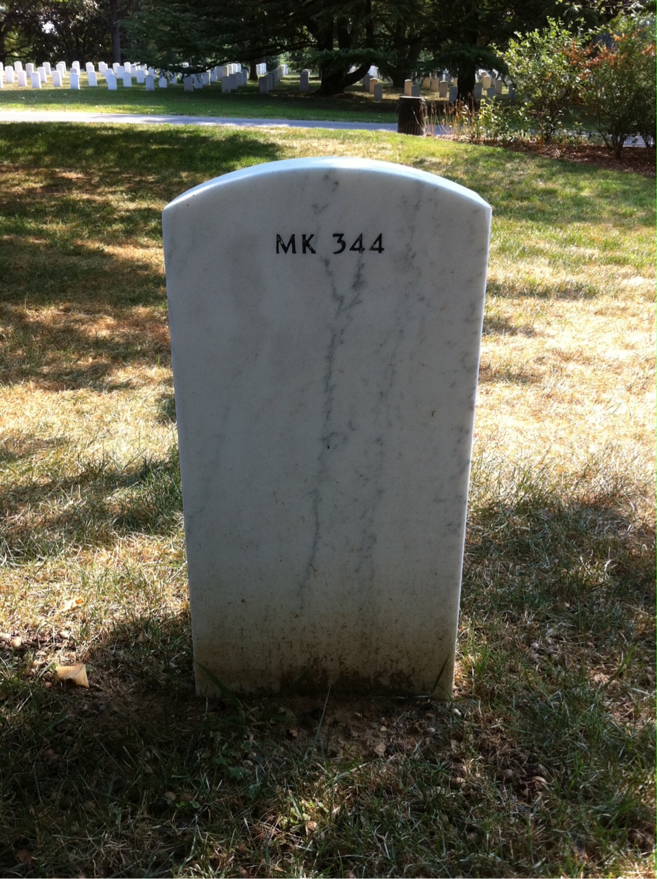 Back of headstone — Peter Balog