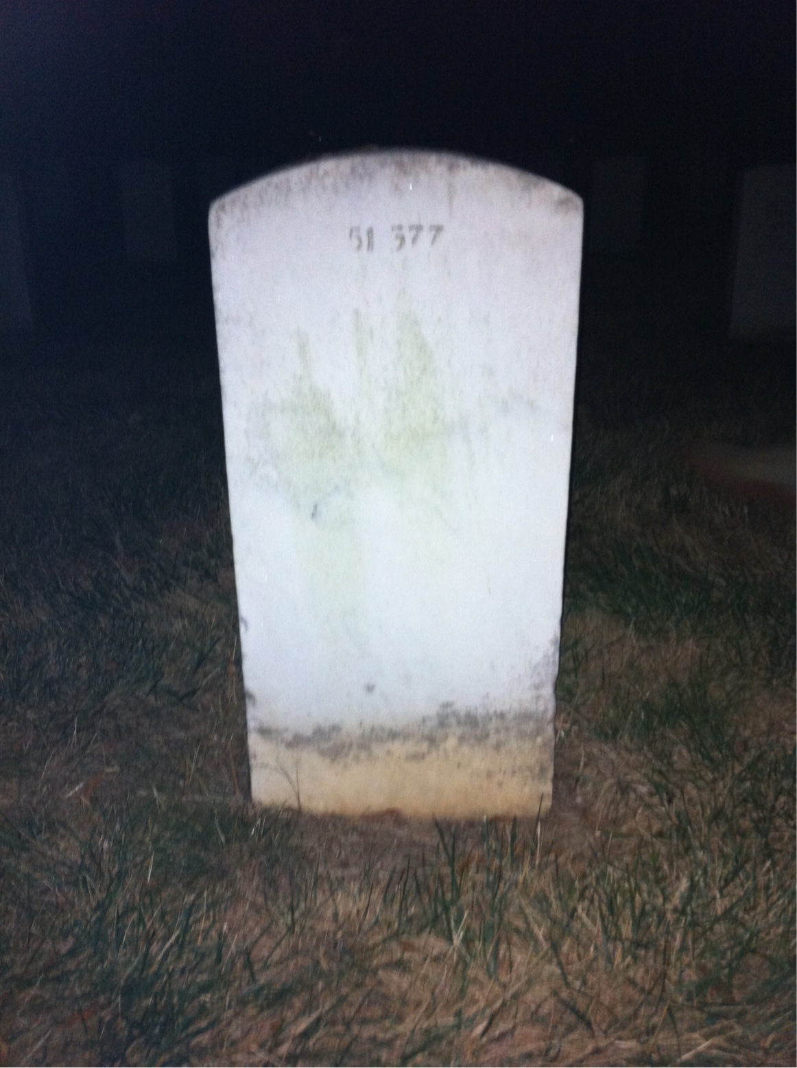 Back of headstone — Kenneth Bailey