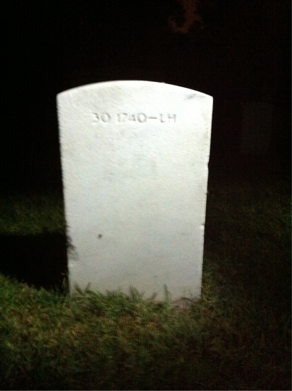 Back of headstone — Josephine Cox