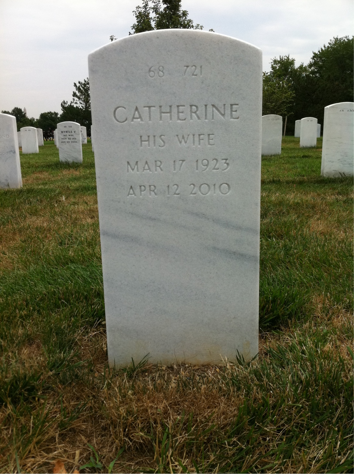 Back of headstone — William Elberson