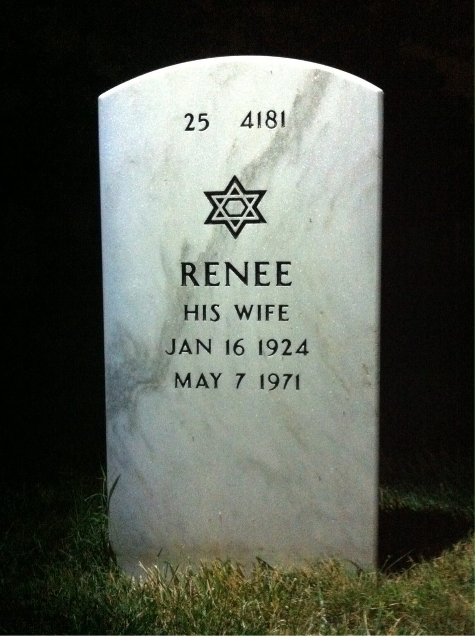 Back of headstone — John Goad