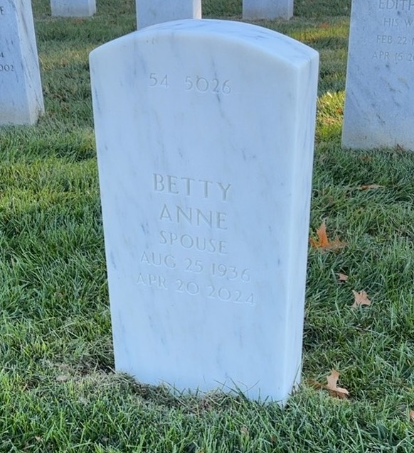 Back of headstone — William James Newcombe