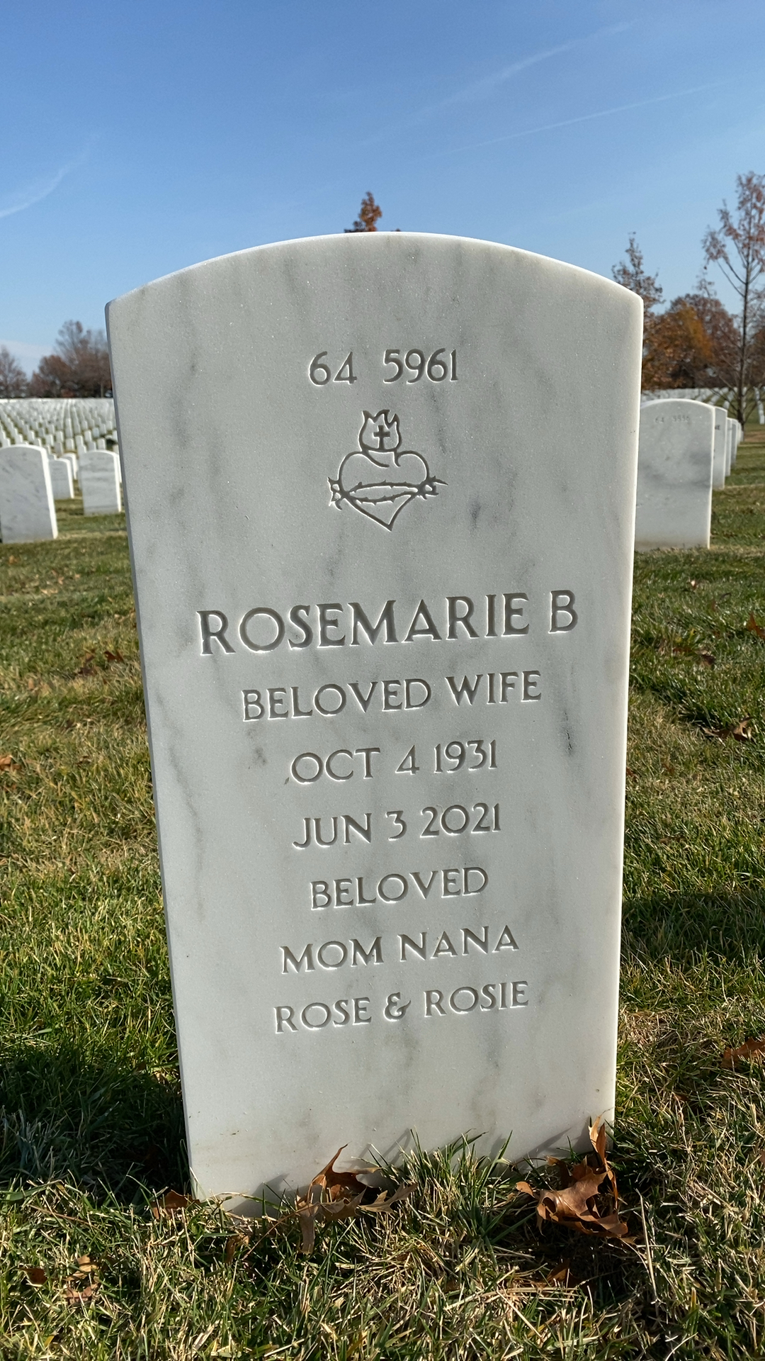Back of headstone — John Cookson