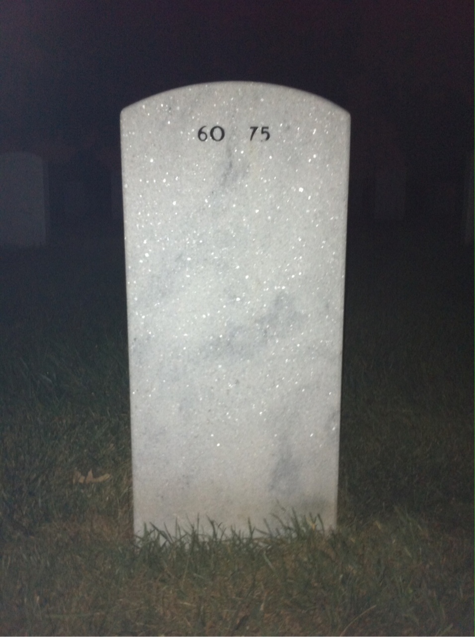 Back of headstone — Norman Blaylock