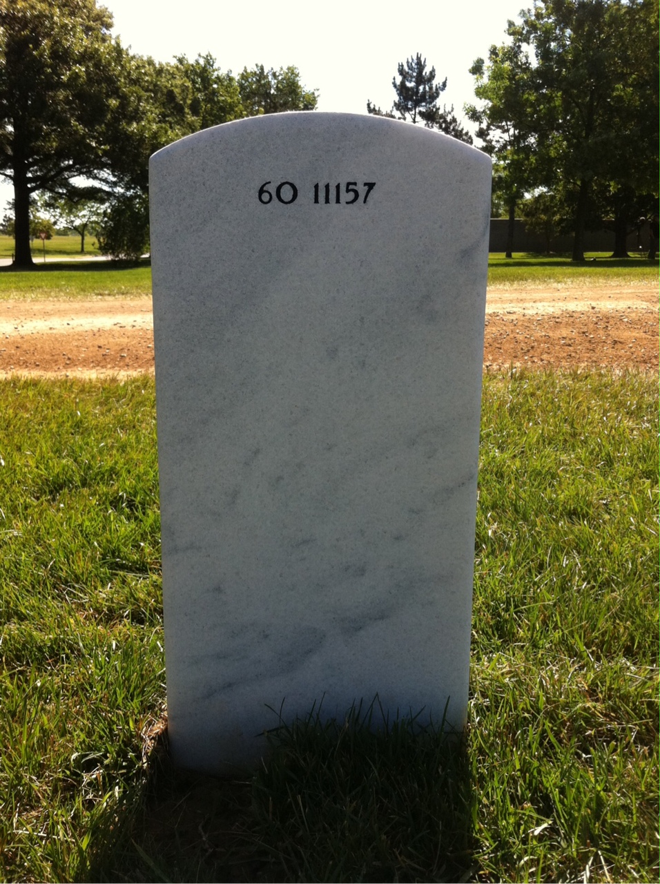 Back of headstone — Rita Anderson