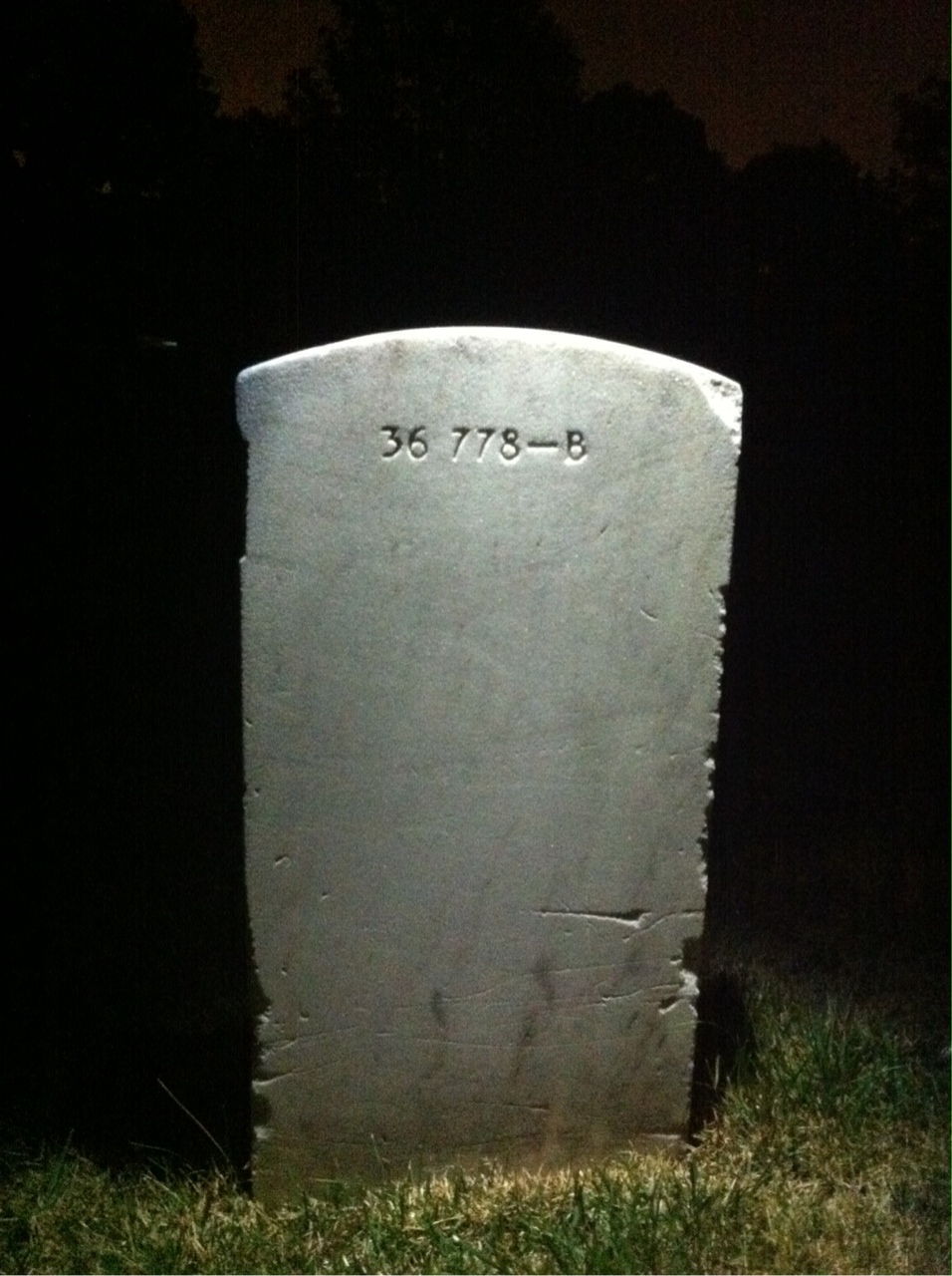 Back of headstone — Helen Munro