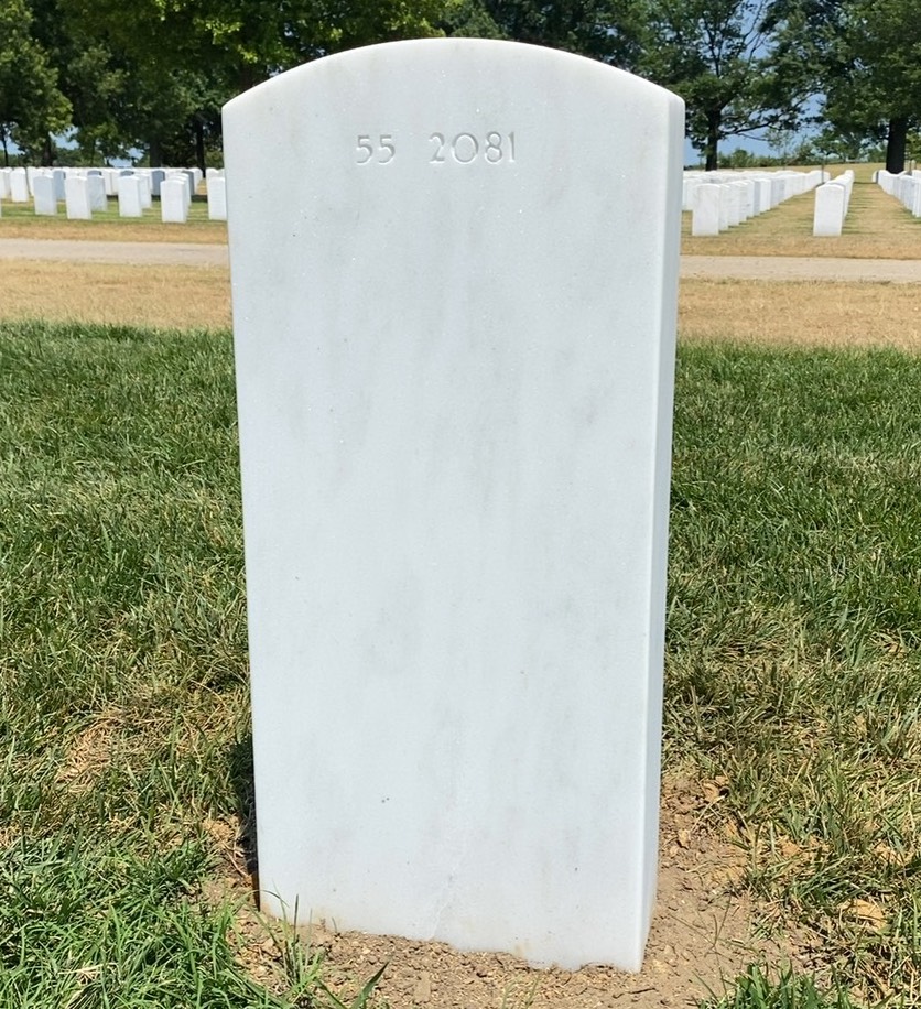 Back of headstone — Hector Mimiaga
