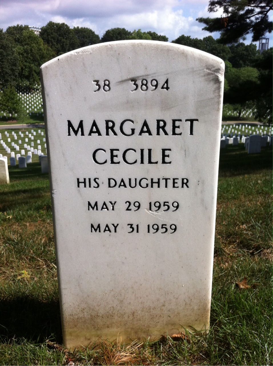 Back of headstone — Joseph Kimmitt