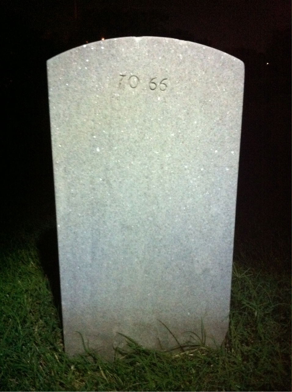 Back of headstone — Dennis Morisette