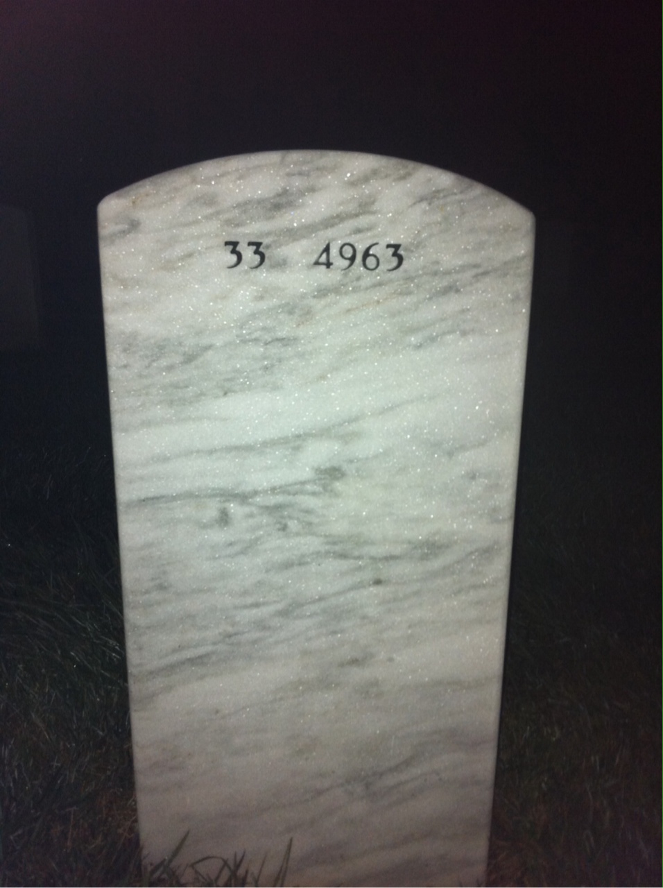Back of headstone — Timothy Sturdivant