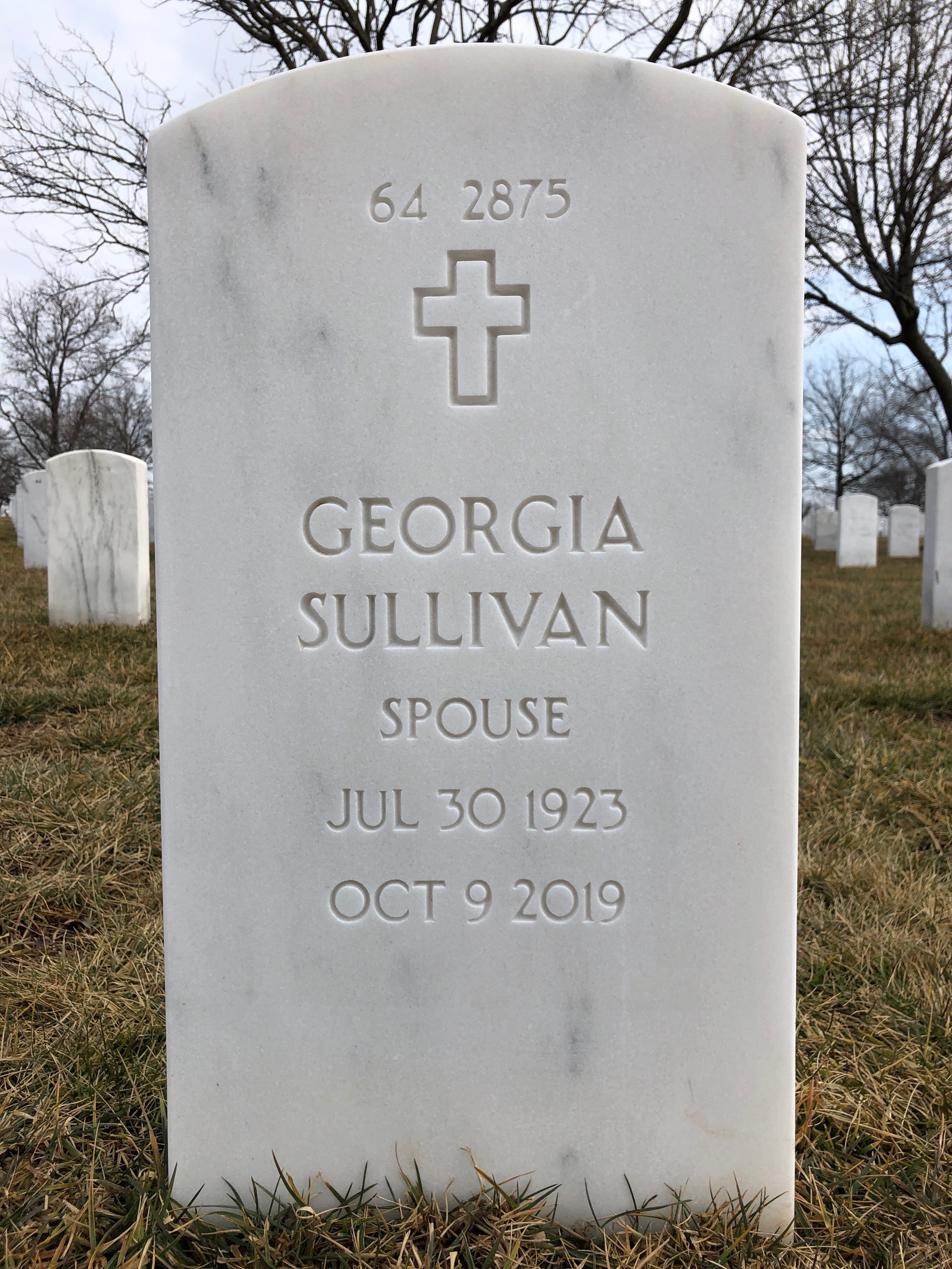 Back of headstone — John Alicki