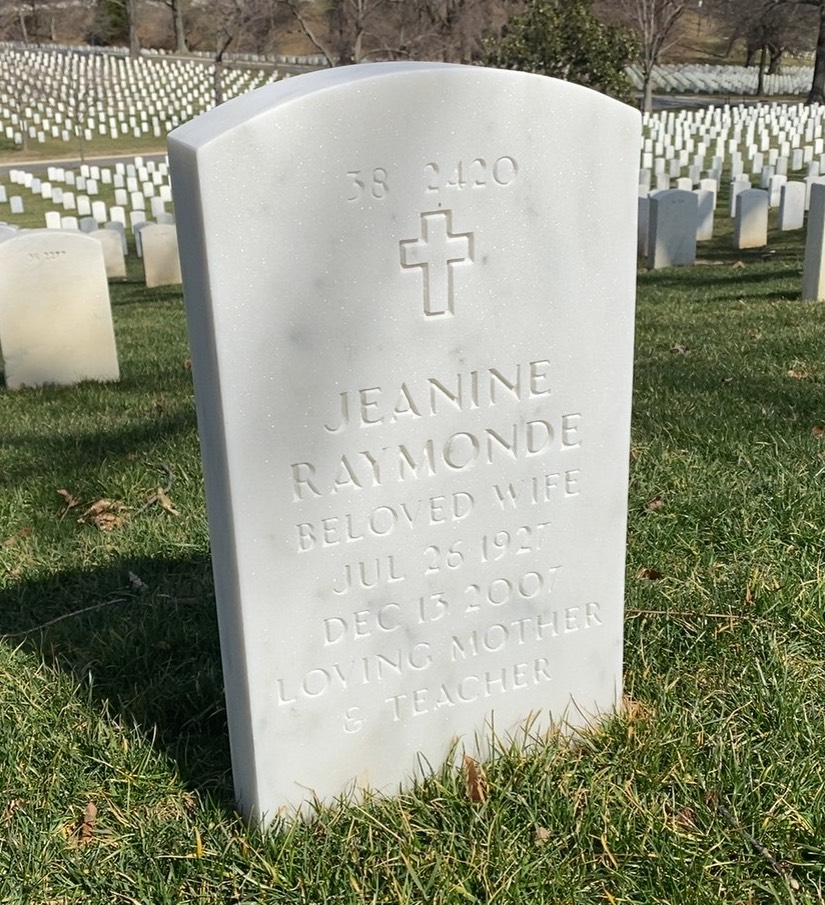 Back of headstone — Leroy Oltman