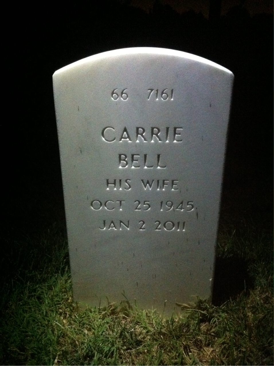 Back of headstone — William Henry Streets