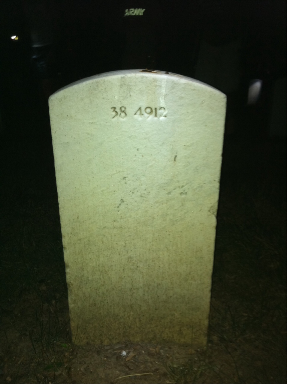 Back of headstone — Helen Mcinvale