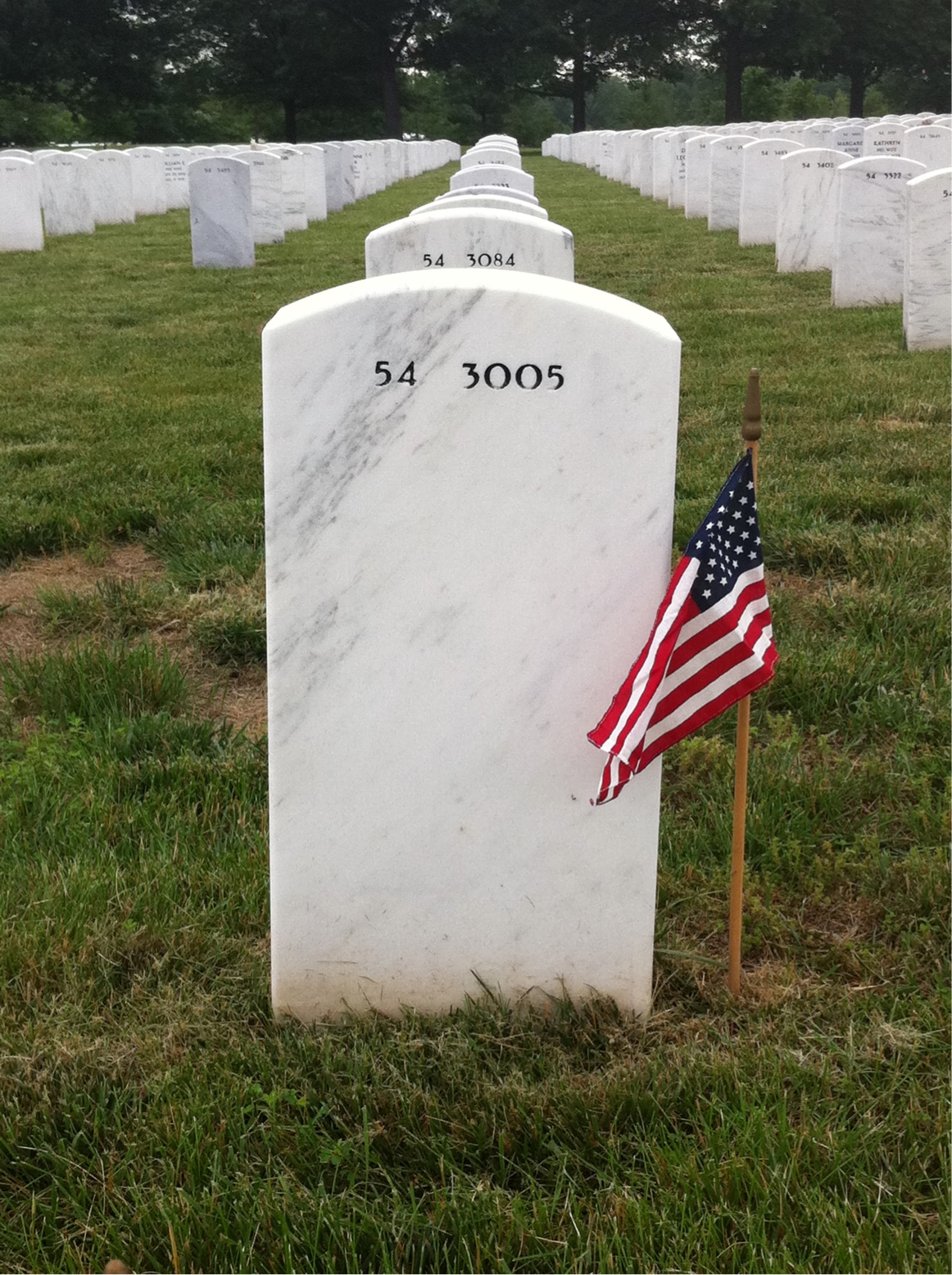 Back of headstone — Roger Rose