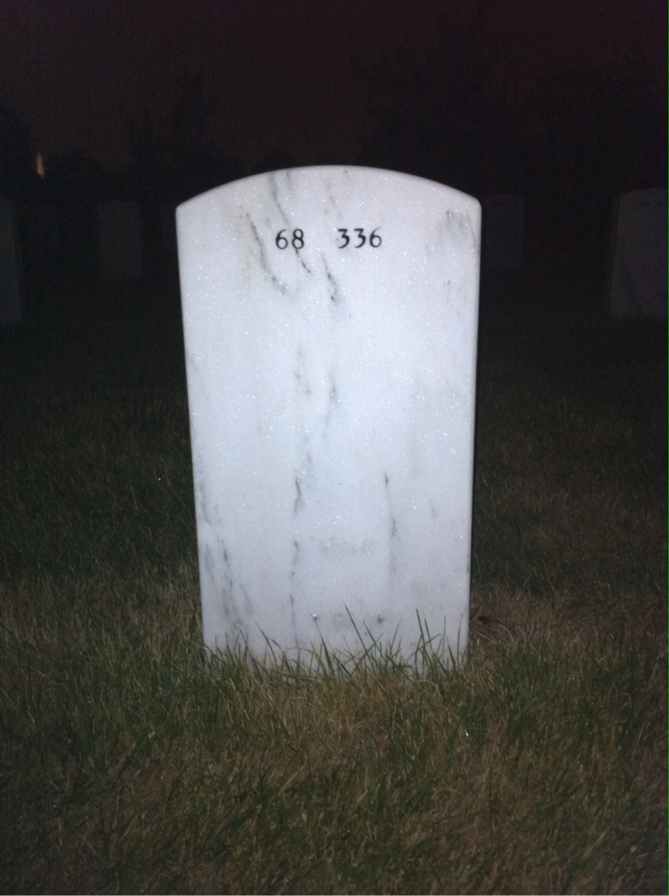 Back of headstone — Danny Rouse