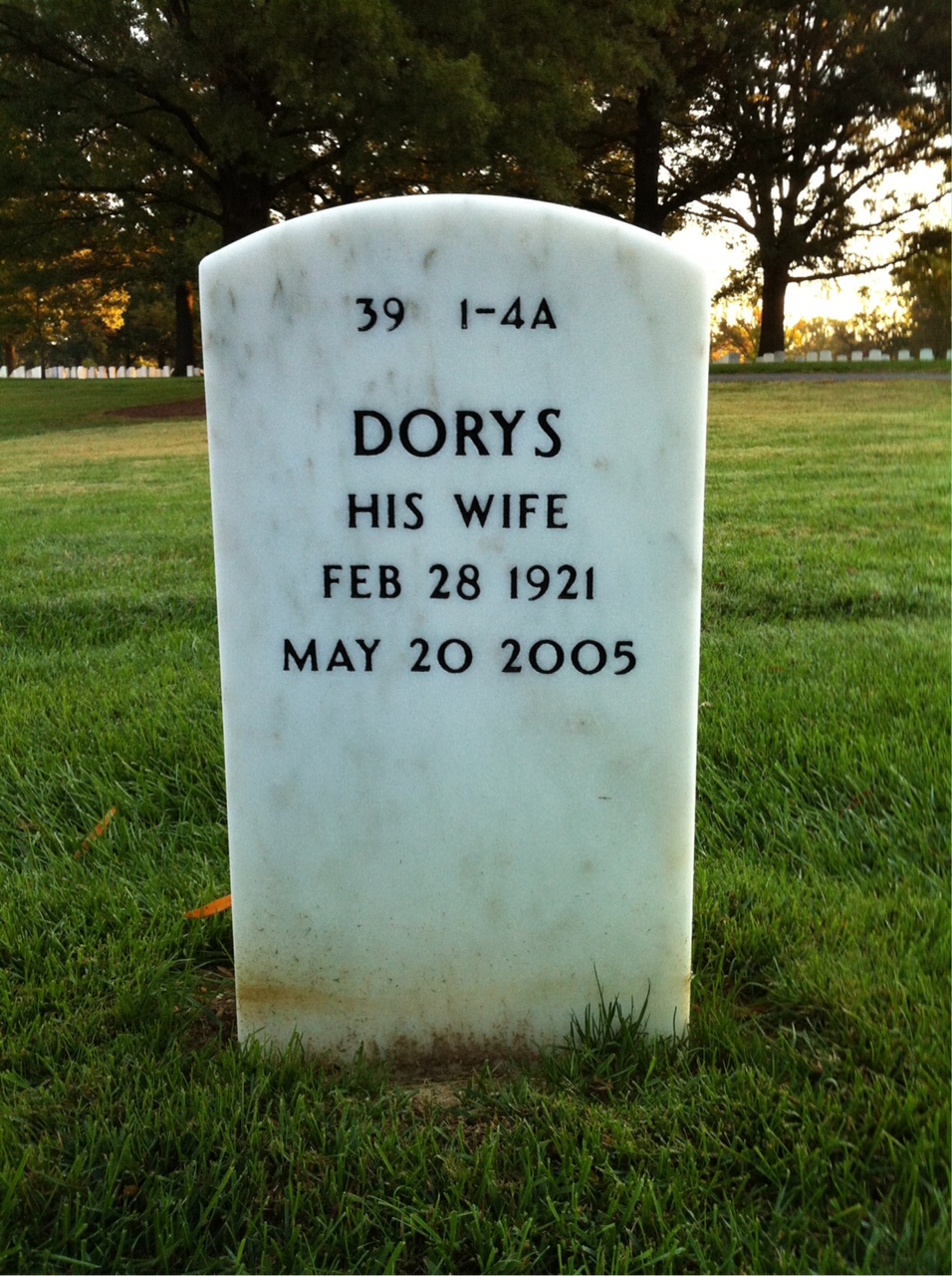 Back of headstone — Carl Womack