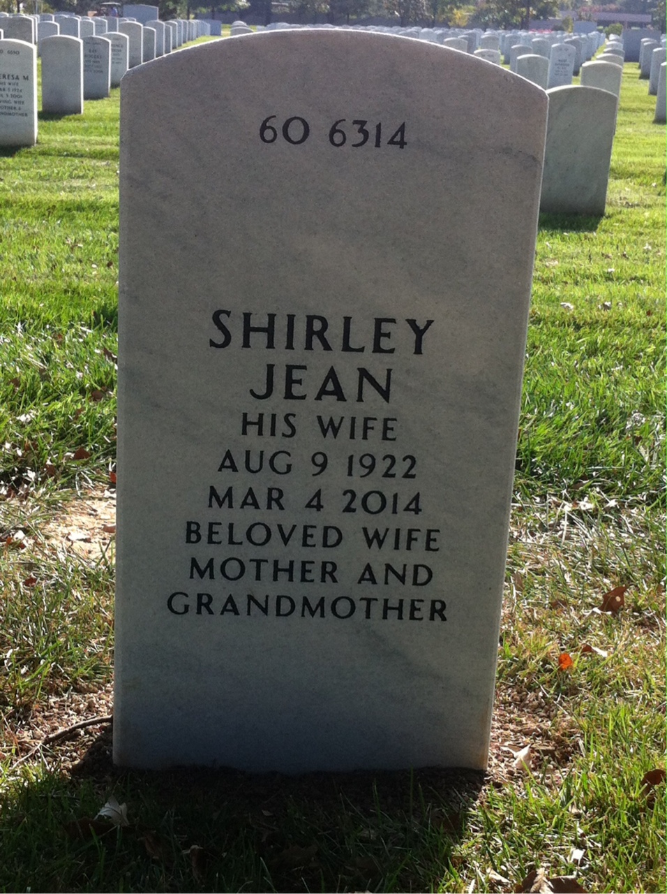 Back of headstone — Ray Wagner