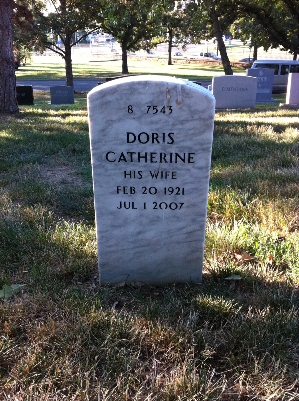 Back of headstone — James Jelley